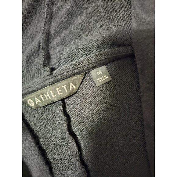 Athleta Black Cardigan Hoodie M. Super soft. Warm. Comfort. Stylish. Cozy. Soft - Picture 3 of 8